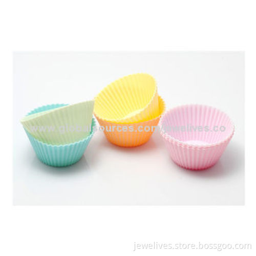 Silicone Muffin Baking Molds, Hot sale